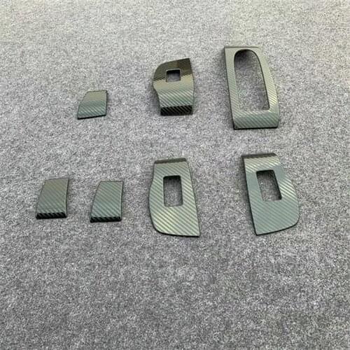 Fit For Mazda 3 RHD 2019 2020 Interior Door Car Armrest Window Lift Switchs Panel Cover Armrest Sticker Trims Car Accessories