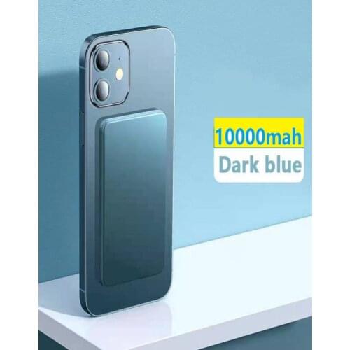 10000mah Portable Magnetic Wireless Powerbank Mobile Phone Power Bank Is Suitable For Apple 12 Series, Xiaomi, Samsung, Huawei