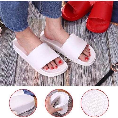 Summer Home Men Slippers Lightweight Slides Simple Lovers Shoes Non-slip Bathroom Flip Flops Women Platform Slippers Custom Logo