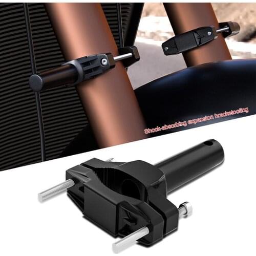 4pcs Universal Black Mount Bracket For Motorcycle Bumper Modified Headlight Stand Holder Spotlight Extension Pole Frame Support