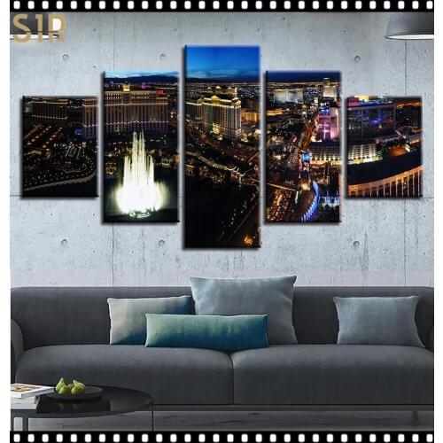 World Famous Architecture Beauty HD Five Wall Painting Decorative Painting Anime Posters Wall Decor Anime Decor Room Decor