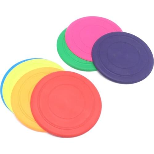 Funny Silicone Flying Saucer Dog Cat Toy Dog Game Flying Discs Resistant Chew Puppy Training Interactive Pet Supplies