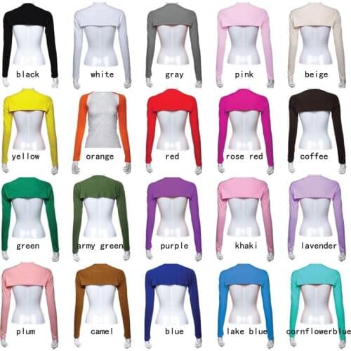 Womens Muslim Modal Raglan Sleeve Islamic Bolero Malaysia Arm Cover Oversleeve Solid Color Ethnic Lady Shawl for All Seasons