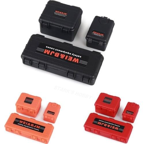 1/10 Scale Garage Series Military Storage Box Shipping Case for RC Crawler Axial SCX10 Traxxas TRX-4 TRX-6 MST Recat GEN8