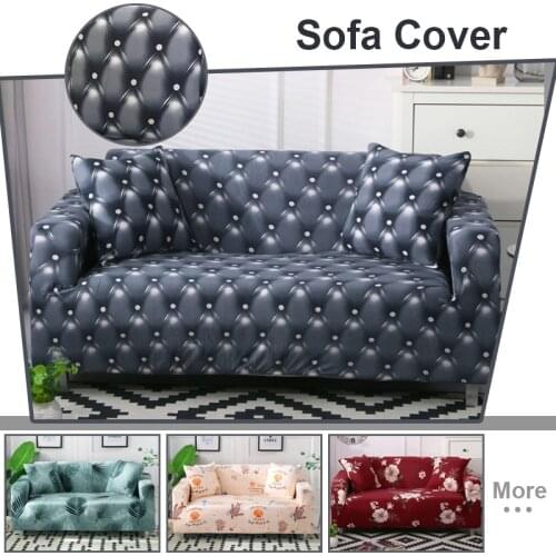 1/2/3/4 Seater Stretch Sofa Slipcover Funny 3D Design Elastic Spandex Sofa Covers For Living Room Couch Cover Home Decor