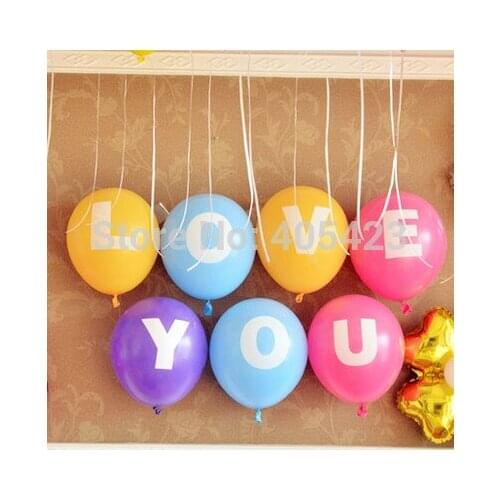1pc mixed color custom-made happy Birthday wedding event party supplies decoration A-Z letter balloons