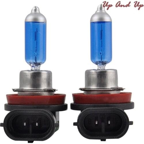 2pcs/lot H11 12V 6000K Car Lamp Light Lamp 55W Head Light Bulb White Light Car Styling Universal SHIDWJ