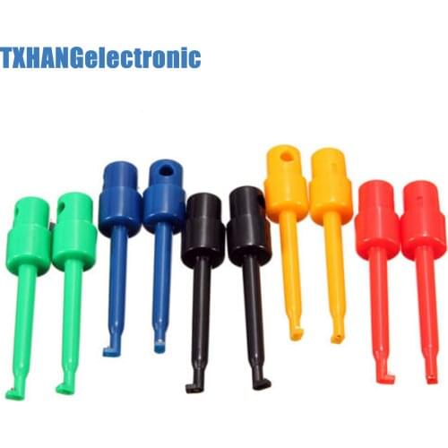 20PCS Large Size Round Single Hook Clip Test Probe for Electronic Testing diy electronics
