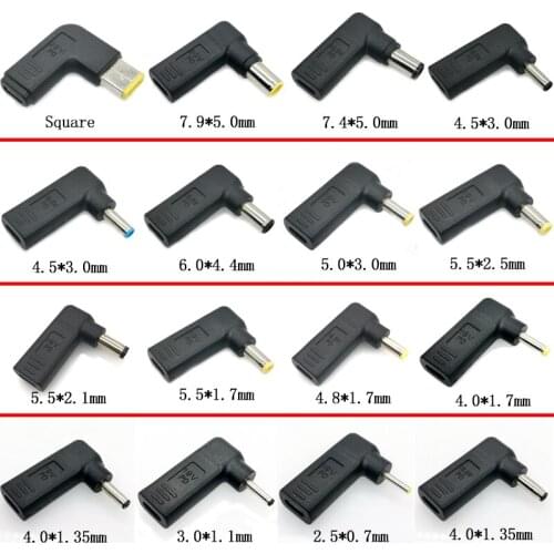 Laptop Charger Adapter Converter USB Type C Female Dc Power Jack to 7.4*5.0mm 4.5*3.0mm 5.5*2.5mm for Lenovo Asus Adapter Laptop