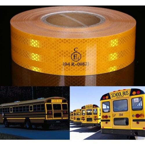 Car Reflective Strip Truck Trailer Reflective Tape Sticker Warning Strip Sign Night Driving Safety