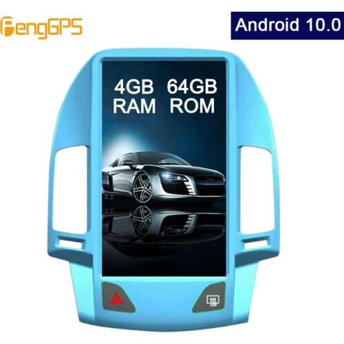 13.6" Android 10.0 Car DVD Player for Hyundai I30 2009-2016 GPS Navi Multimedia Headunit Tesla Radio Touchscreen 1080P PX6 DSP