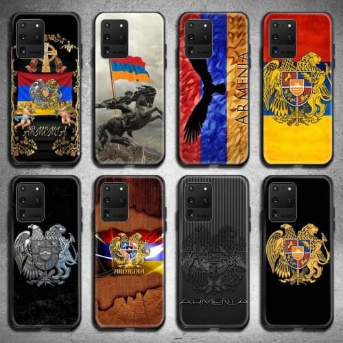 Armenia Armenians Flag Phone Case For Samsung Galaxy S21 Plus Ultra S20 FE M11 S8 S9 plus S10 5G lite 2020