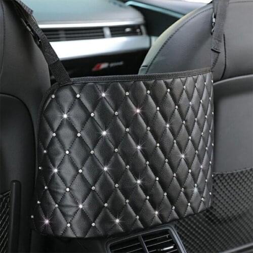 Car Seat Back Tidy Storage Box PU Leather Stowing Tidying Case Pocket Organizer Hanging Holder Pouch Automobile Accessories