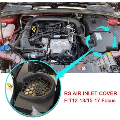 Car Airbox Filter Vent kit Air Inlet Filter Box for Focus Rs Kuga 2012-2018 Protection Intake Cover Car Accessories