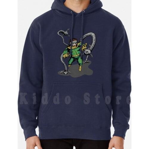 Octopus hoodie long sleeve Octopus Doc Ock Dr Octopus Comics Comic Books Super Villain