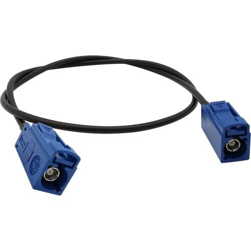 Fakra C RF Coaxial Cable Connector Fakra C Female to Fakra C Female Pigtail Extension Cable RG174 Adapter for Car GPS Antennas