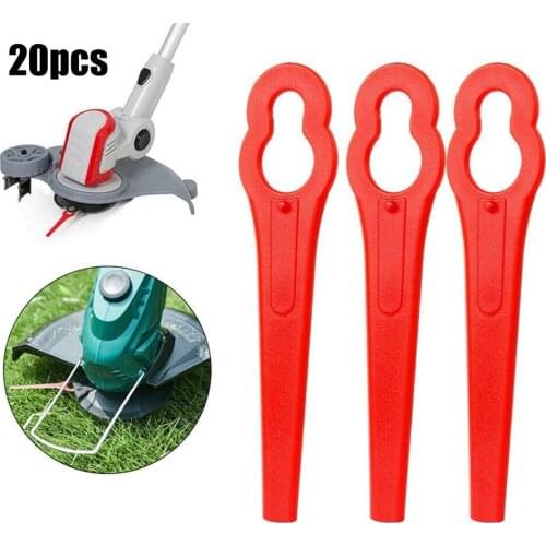 20pcs Grass Trimmer Blades Plastic 83 Mm × 20 Mm × 2 Mm For Einhell Cordless Grass Trimmer GE-CT 18