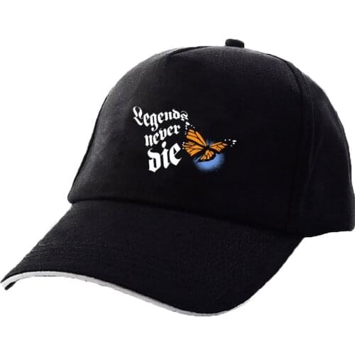 Juice Wrld Youth Hat Baseball Cap Trendy Handsome Wild Shade Cap Korean Version of The Male Solid Color Female Adjustable Cotton