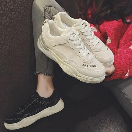 Womens new fashion trend small white shoes flat Korean version of the wild casual shoes