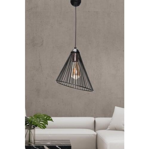 Saint Belisama Nabucco Single Pendant Lamp Black Chandelier