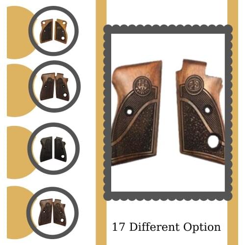 Single-Button Beretta Laser Cut Beretta Written Grips Gun Grips Gun Accessory Hunting Gun Pistol Grips