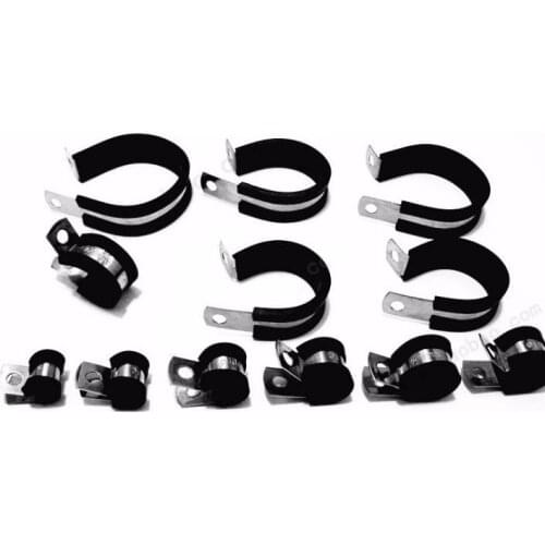 6-60mm inner dia Rubber damper clamp tube wire clip Hydraulic pipe horse,Car air conditioner sylphon bellows EPDM shock absober