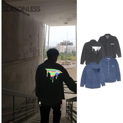 Мужские джинсовые рубашки SEASONLESS China At AliExpress