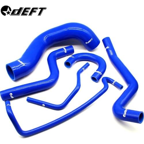 DEFT Auto Silicone Radiator Hose Kit for Ford Mustang 2.3 T 2015 2016 Silicone Hose Car Accessories 4.5mm Thickness