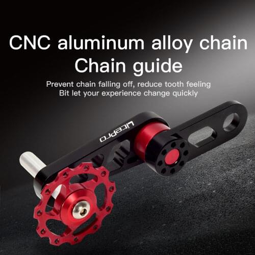 Folding Bicycle Chain Stabilizer Rear Derailleur Chain Guide 11T 13T Single Speed Tensioner Bicycle Adjuster Accessory