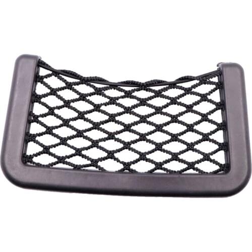 Universal Car Seat Storage Mesh Organizer Universal Car String Bag Car Seat Side Storage Bag Mesh Pocket Organizer Stick-on