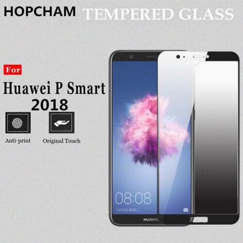 P Smart Tempered Glass for Huawei P Smart Dual SIM PSmart 9H Full Cover Protective Film Screen Protector for P Smart FIG-LX1