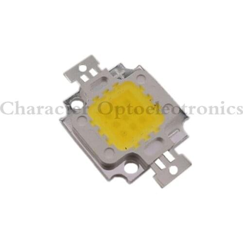 10PCS 10W Warm White 3000K Cold White 6000K 10000K 20000K 30000K Square High Power900-1000LMLED Light chip 1000mA 9-11V