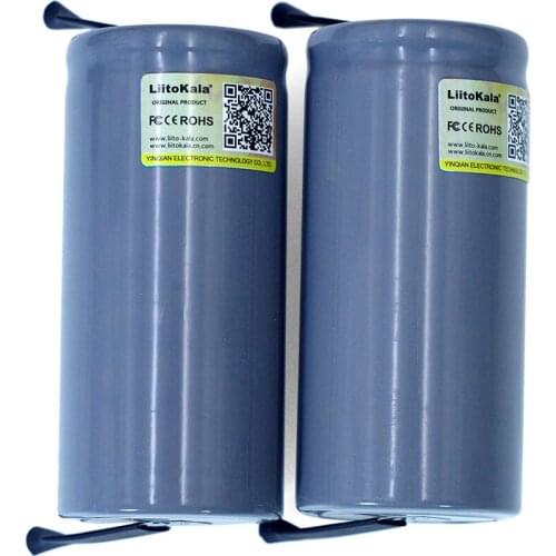 4 PCS. LiitoKala 3.2V 32700 6500mAh LiFePO4 Battery 35A Continuous Discharge Maximum 55A High power battery+DIY Nickel sheets