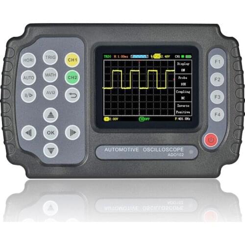 ADO102 3.2 Inch TFT LCD Display USB 100MSa/s Sampling Rate High-Precision Professional Digital Storage Oscilloscope