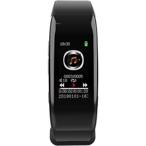 Bluetooth 4.0 wristband voice recorder watch with mp3 device