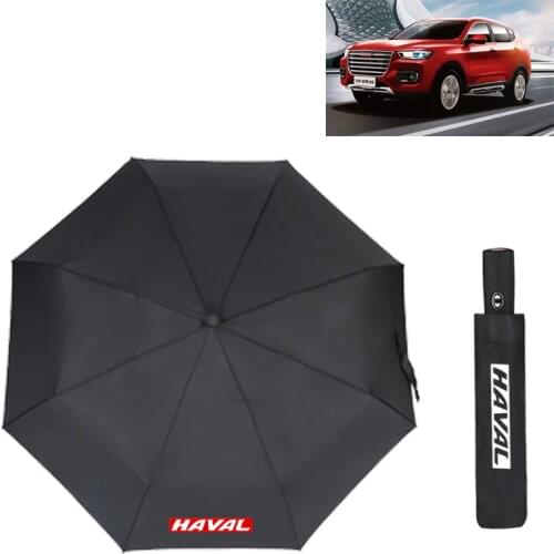 Brand Fully Automatic High Quality Car Business Umbrellas Black Parasol Long Handle Men Automatic Umbrella