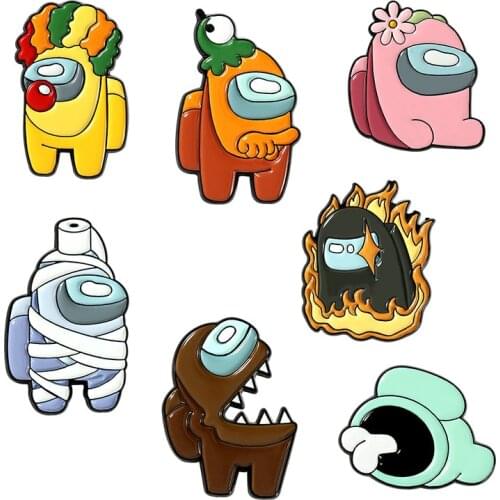 Cartoon Character Enamel Lapel Pins Badges Women Anime Fashion Brooches For Clothes Mini Decorative Pin Metal Badge Large Brooch