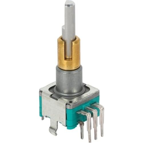 JFBL Hot EC11EBB24C03 Dual Axis Encoder with Switch 30 Positioning Number 15 Pulse Point Handle 25mm