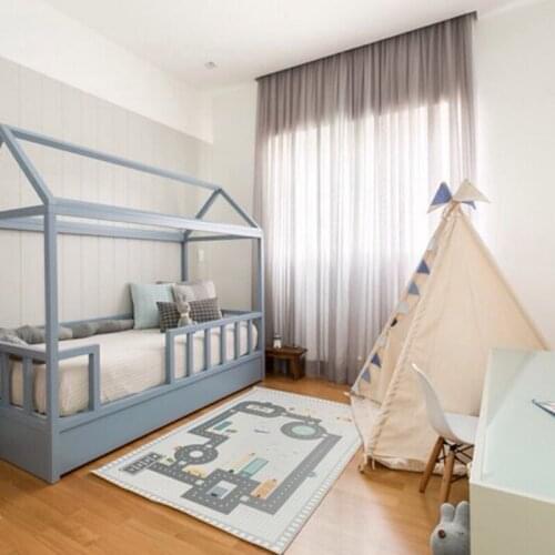 D Baby Room Play Game Mat Car Road Crawling Blanket Floor Carpet Rectangle Carpet Rugs Mat For Kid Room Decoration INS Baby Gift