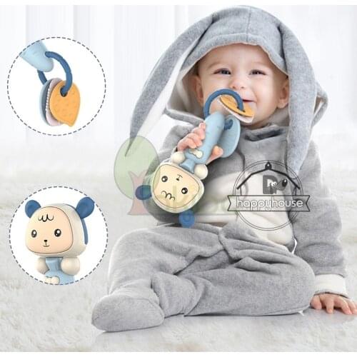 Montessori Soft Rattles Teethers For Babies Boy 1 Year Old Educational Musical Baby Toys 0 12 Months Crib Rattles For Baby Teeth