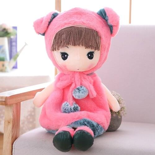 New 45/60cm cute girl doll plush toy baby toys to send children birthday gifts Halloween gifts home decoration