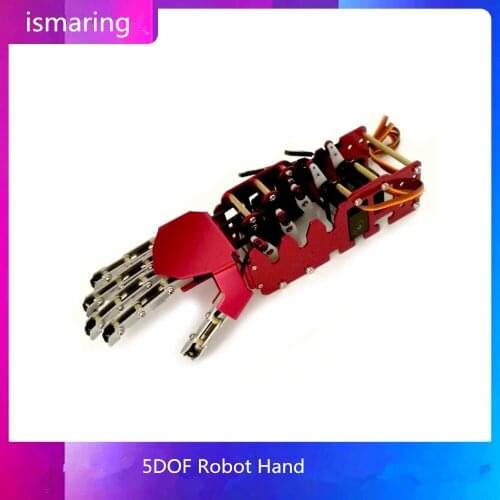 Official iSmaring 5DOF Robot hand/five fingers/Metal manipulator arm Mini bionic hand/gripper/robot/car accessories/DIY RC Toy
