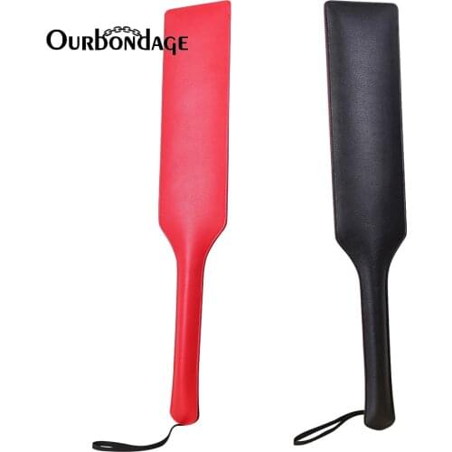 Ourbondage 2 Color PU Leather Huge Paddle for Adult Sex BDSM Spanking Toys For Men Women and Couples
