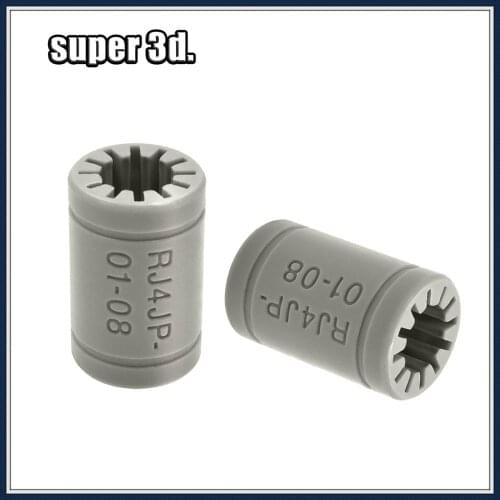 10pcs/lot LM8UU Bearings 8mm Bushing 3D Printers Parts Rail Linear Long Rod Shaft Part 8mm*15mm*24mm Igus plastic bearing