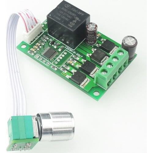 Fully automatic forward and reverse controller PWM 3A DC motor speed controller 12V24V electronic speed control switch control