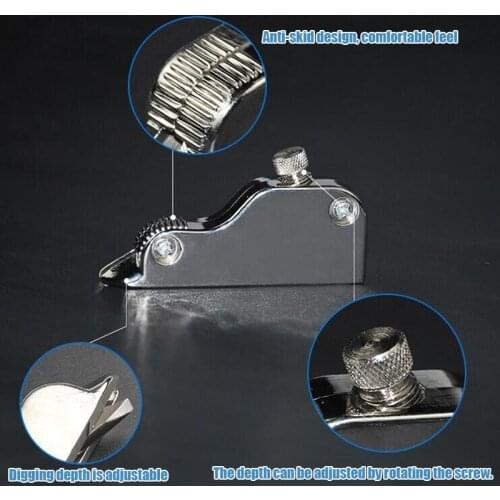 Adjustable V-Gouge Tool Cutting Professional Portable for Leather Craft Folds Box Corners 2019ing