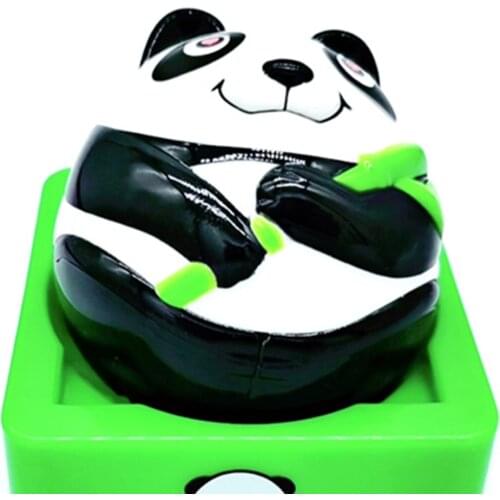 Solar Power Bobbing Head PandaToy Car Decoration Home Decor Gift