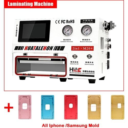 HUATALE M20+ M20 Plus MINI OCA Vacuum Laminator Laminating Machine with Autoclave Bubble Remove For 10 inch Screen with mold