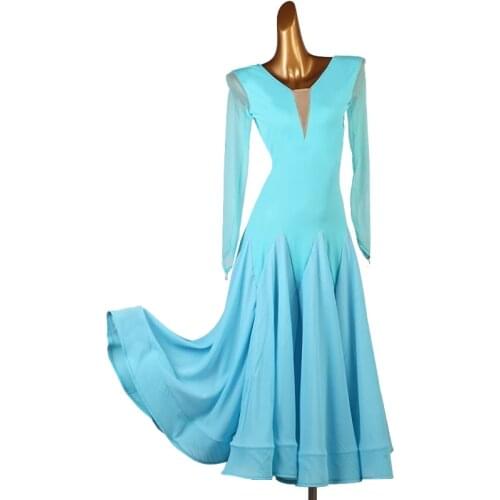 Custom made standard ballroom dress woman ballroom dance competition dresses foxtrot dance dress tango dance costumes