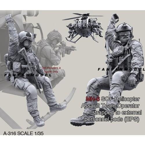 1/35 Resin figure soldier model kits DIY toy self-assembled A-316